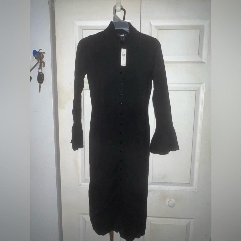 Black Paige Sweater dress